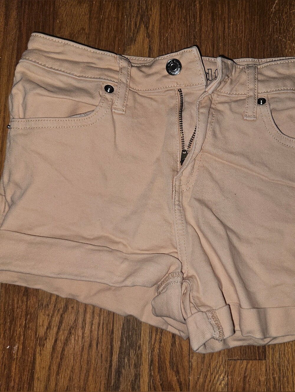 Wild Fable High-Rise Pastel Orange High-Rise Denim Shorts Size 00/24R Creamsicle